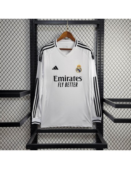 Camiseta Real Madrid Primera Equipacion 24/25 Mangas largas