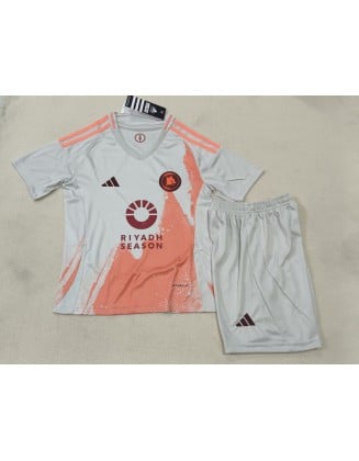 Camiseta De AS Roma 2a Equipacion 24/25 Niños