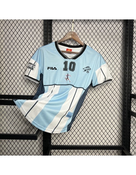 Argentina 2001 Diego Maradona Testimonial Retro