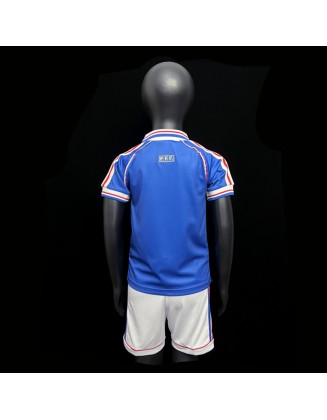 Camiseta De Francia 1a Equipacion Retro 1998 Niños