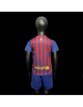 Camiseta De Barcelona 11/12 Retro Niños