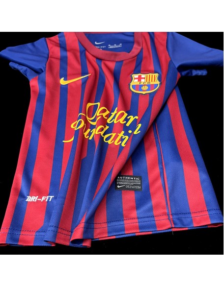 Camiseta De Barcelona 11/12 Retro Niños