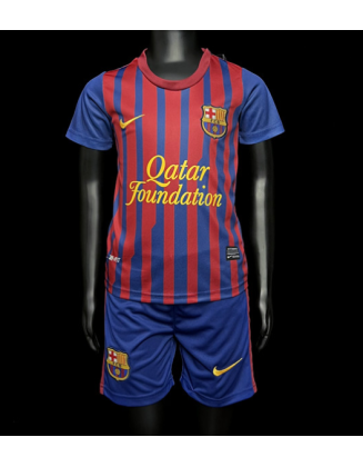 Camiseta De Barcelona 11/12 Retro Niños