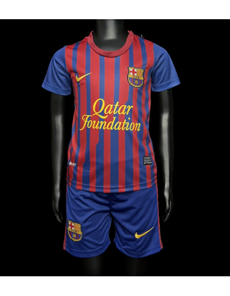 Camiseta De Barcelona 11/12 Retro Niños